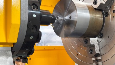 C-axis interpolation enables off-center boring