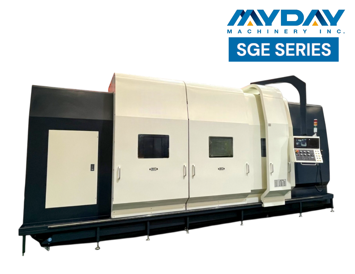 CNC 巨型四軌車床（床寬53”）