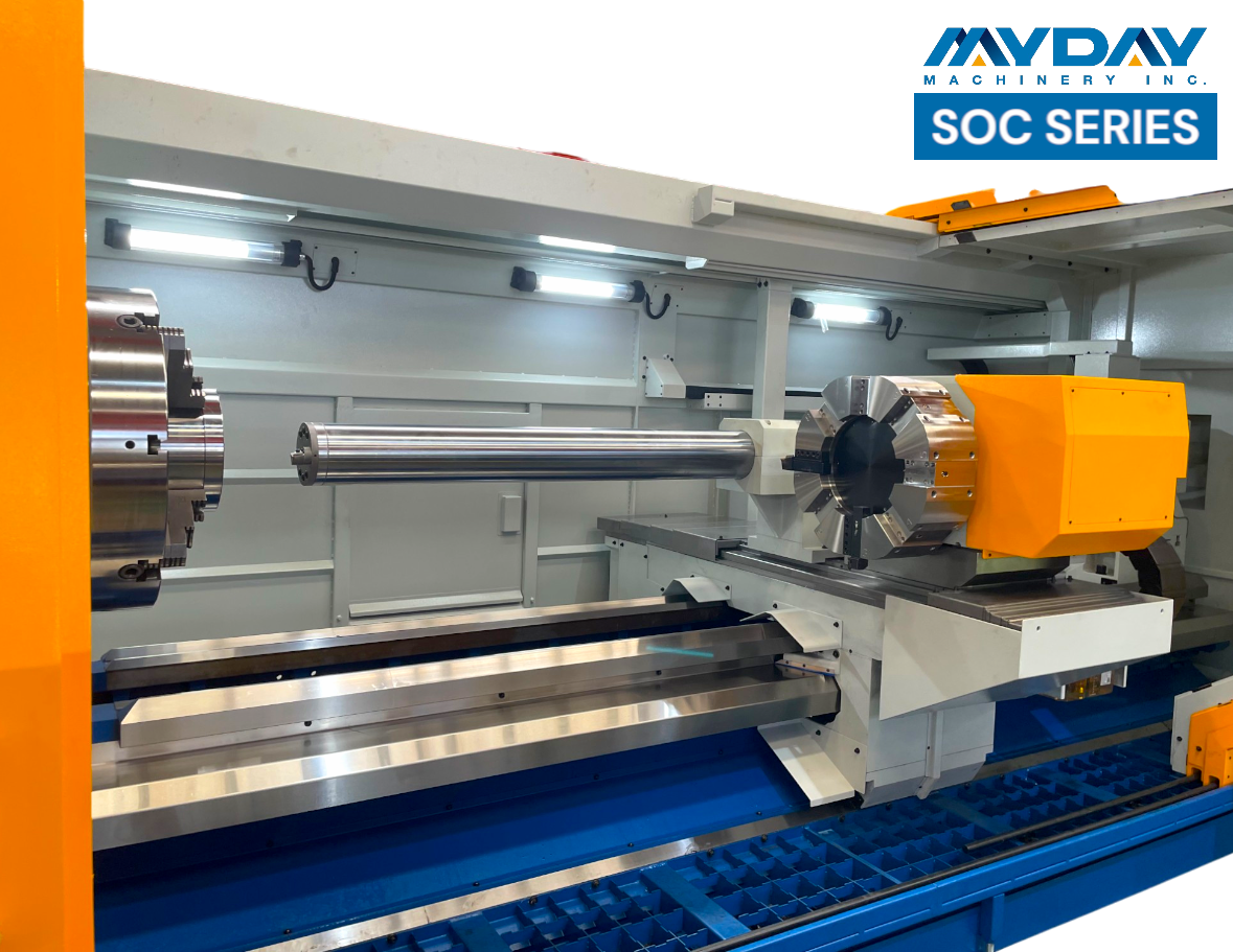 CNC 油管車床（床寬22”）