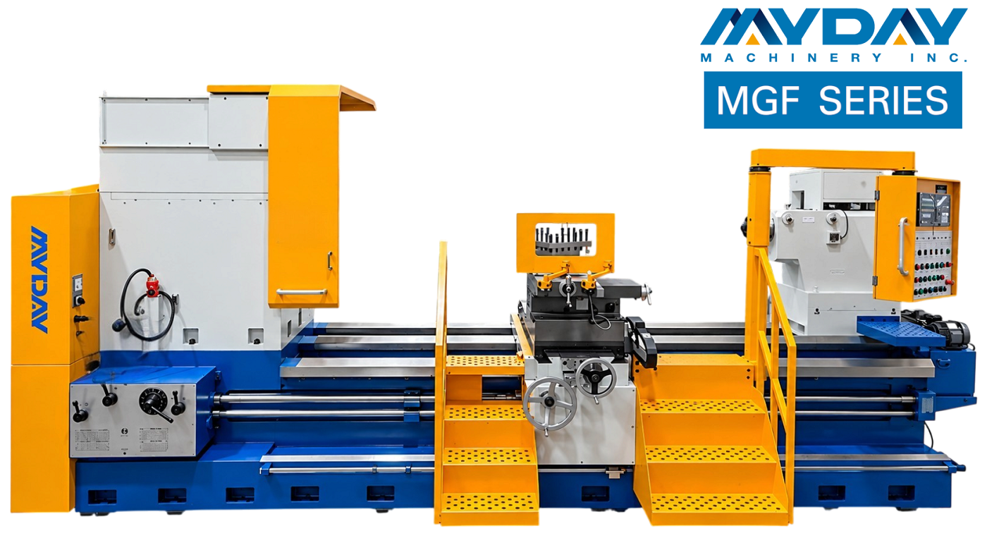 Heavy Duty 4 Guide-Way Large Lathe (52” Bed) | MGF Series | MYDAY